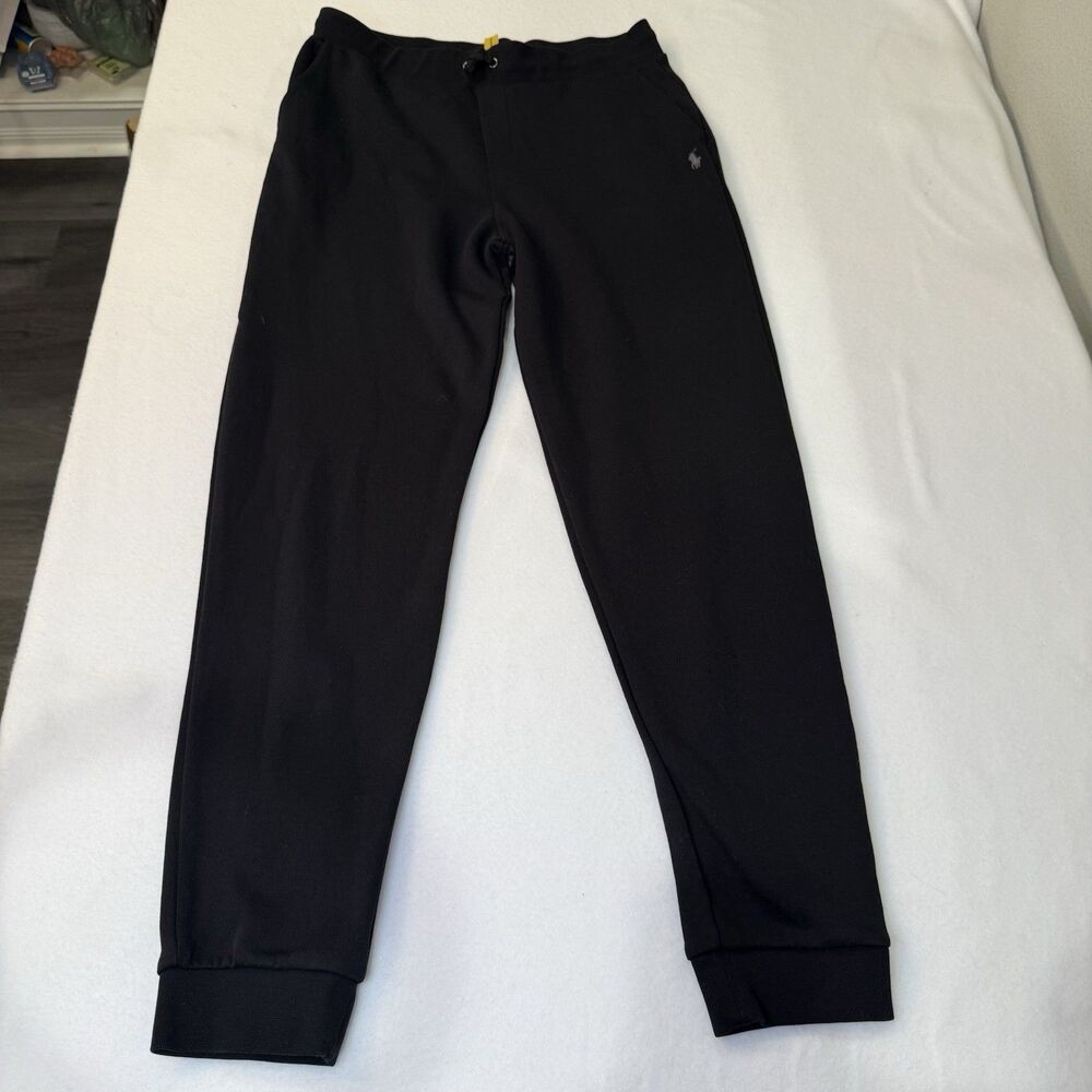 Polo Ralph Lauren BLACK Double‎ Knit Jogger Pants SIZE YOUTH XL (18-20)